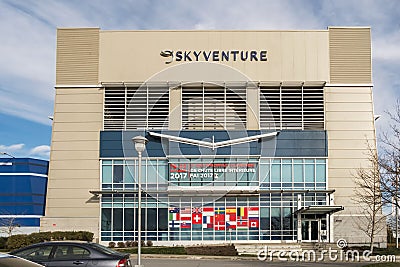 The SkyVenture Laval Editorial Stock Photo