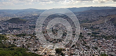 Skyview of Tegucigalpa Honduras Stock Photo