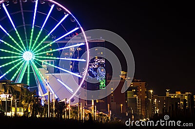 Skywheel in Myrtle Beach Stock Photo