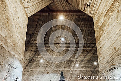 Slanic salt mine Stock Photo