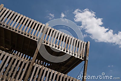 Slanted Deck Stock Photo