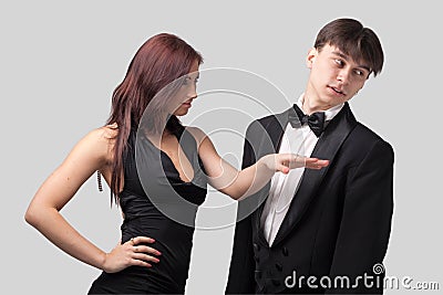 Slap in the face Stock Photo