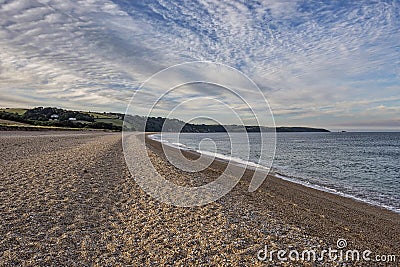 Slapton Sands Beach in Devon in England Stock Photo