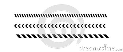 Slash line. Border with diagonal lines. Angle of tilt stripes. Black pattern of footer. Diagonal parallel lines divider strip Vector Illustration