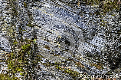 Slate stone, Ilanovska valley, Low Tatras, Slovakia Stock Photo