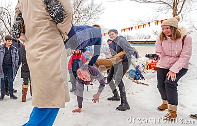 Slavic games Editorial Stock Photo