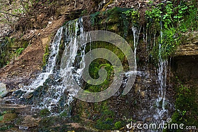 Slavonic Springs in Izborsk, Pskov region, Russia Stock Photo