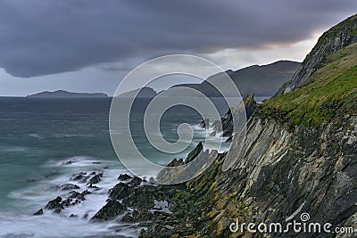 Slea Head Dingle peninsula,Kerry,Ireland Stock Photo