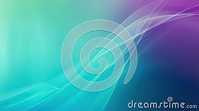 Minimalistic Futuristic Backdrop with Violet and Teal Gradient. Generative AI. Stock Photo