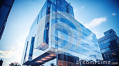 Sleek modern business building Stock Photo