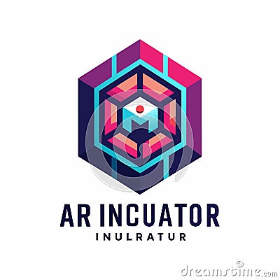 A sleek and modern logo symbolizing a tech incubator with clean lines and a minimalist aesthetic, Generate a minimalist symbol for Vector Illustration