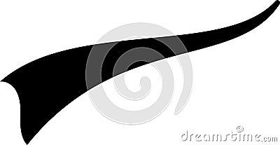Sleek, modern, and versatile minimalist design element with flowing lines and monochrome colors, perfect for adding Vector Illustration