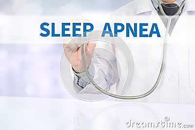 SLEEP APNEA Stock Photo