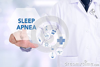 SLEEP APNEA Stock Photo