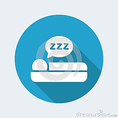 Sleep icon Vector Illustration