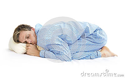 Sleep like a baby Stock Photo