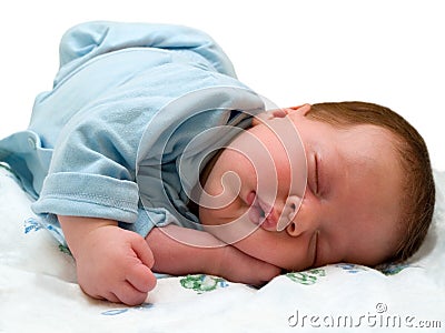 Sleeping angel Stock Photo