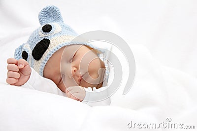 Sleeping baby Stock Photo