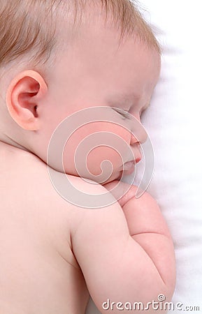 Sleeping Baby Stock Photo