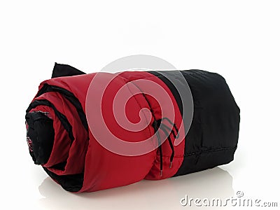 Sleeping bag Stock Photo