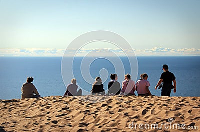 Sleeping Bear Dunes Editorial Stock Photo