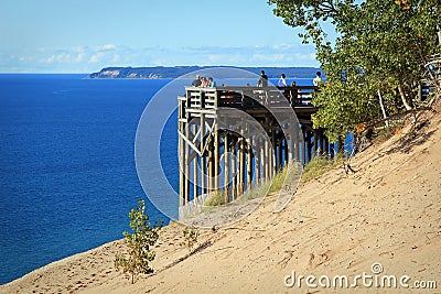 Sleeping Bear Dunes Editorial Stock Photo