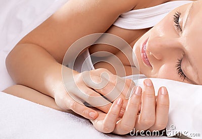 Sleeping beauty Stock Photo