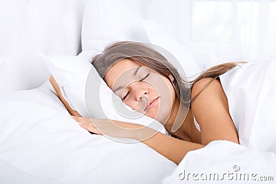 Sleeping beauty Stock Photo