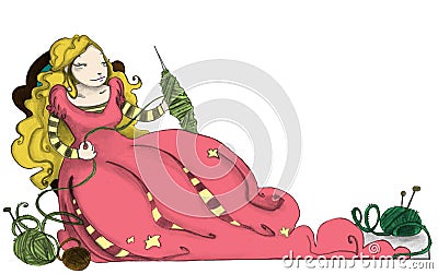 Sleeping beauty Stock Photo