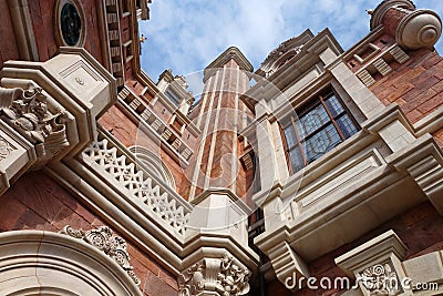 Sleeping Beauty Castle in Disneyland park in Shanghai Editorial Stock Photo