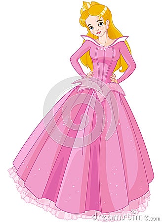 Sleeping Beauty Vector Illustration