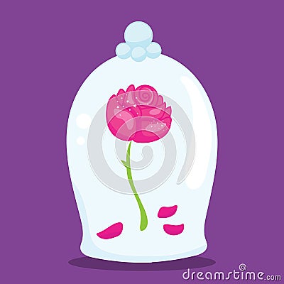 Sleeping beauty rose 10 Vector Illustration