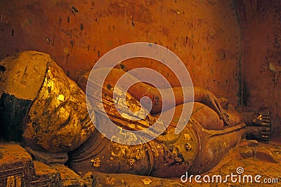 Sleeping Buddha Stock Photo