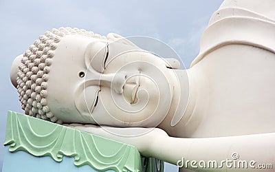 Sleeping Buddha Stock Photo