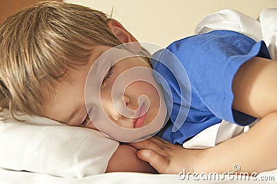 Sleeping child Stock Photo