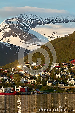 Tromso - northern Norway Stock Photo