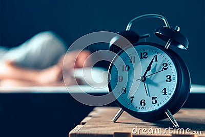 Sleeping disorder or insomnia Stock Photo