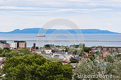 Sleeping giant thunder bay Stock Photo