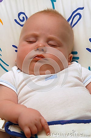 Sleeping Infant Stock Photo