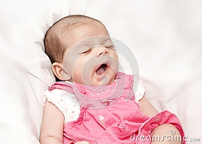 Sleepy Baby Stock Photo