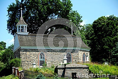 Sleepy Hollow, NY: 1685 Old Dutch Church Stock Photo