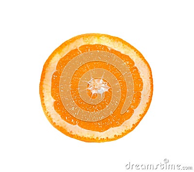 Slice of an orange. Stock Photo