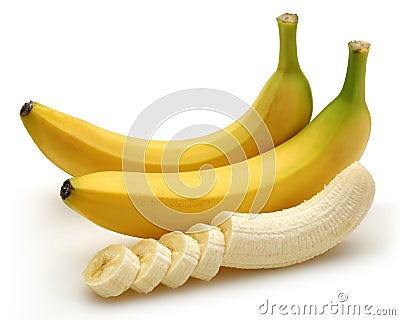 Sliced Banana Stock Photo