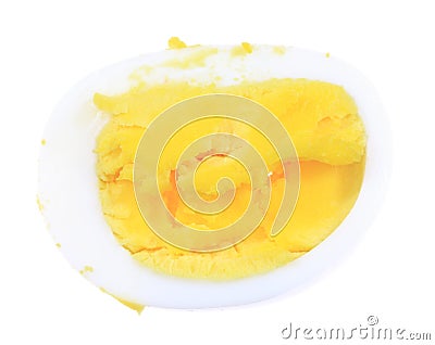 Sliced Boiled Egg Stock Photo