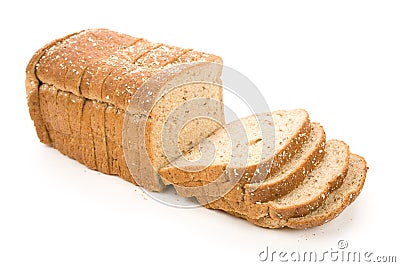Sliced Brown Bread Stock Photo