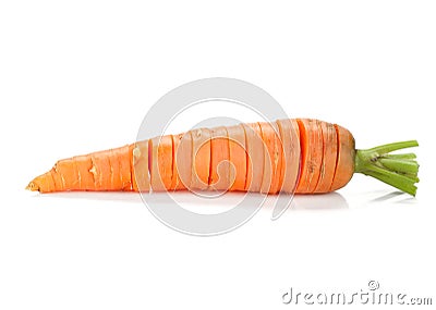 Sliced carrot Stock Photo