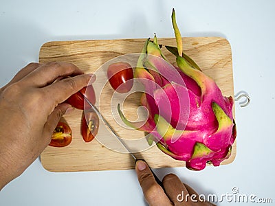 Cherry tomatoes Stock Photo