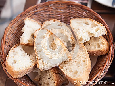 Sliced croatia bread Stock Photo