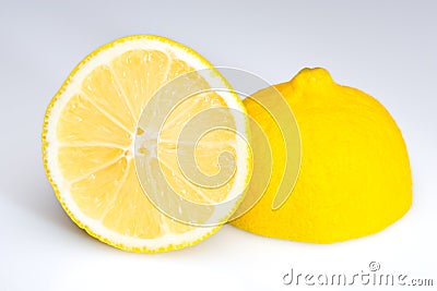 Sliced Lemon Stock Photo