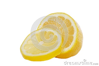 Sliced lemon Stock Photo